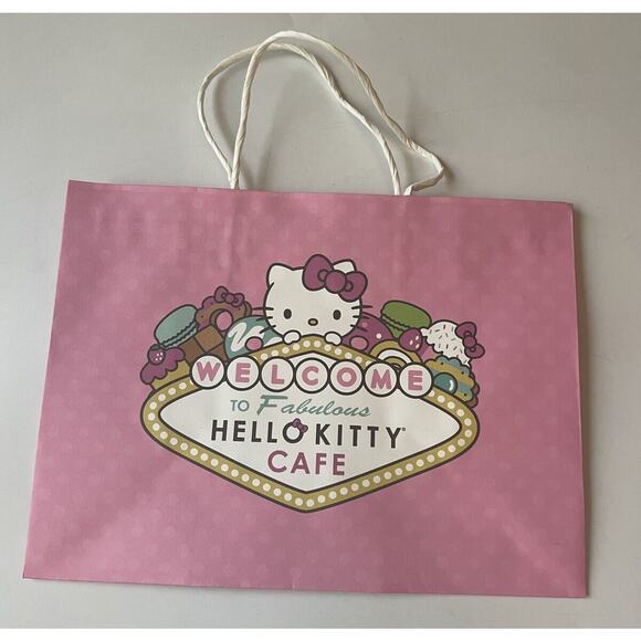 BRUNO‎ MARS HELLO KITTY Collaboration Tote Bag 2024 VEGAS HK Cafe Authentic READ - Picture 10 of 10